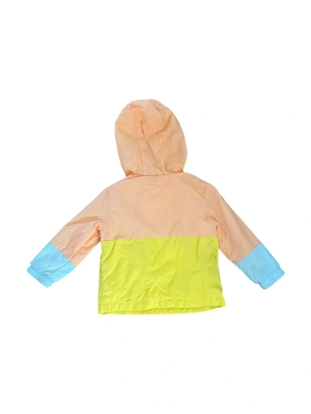Cat & Jack Colorblock Hooded Windbreaker Jacket Toddler 2T GUC